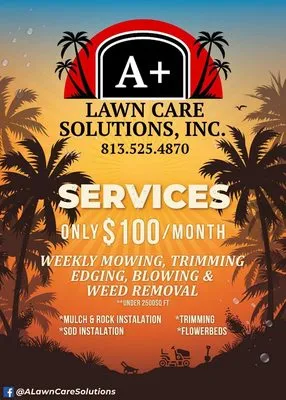 A Plus Lawn Care Solutions Logo