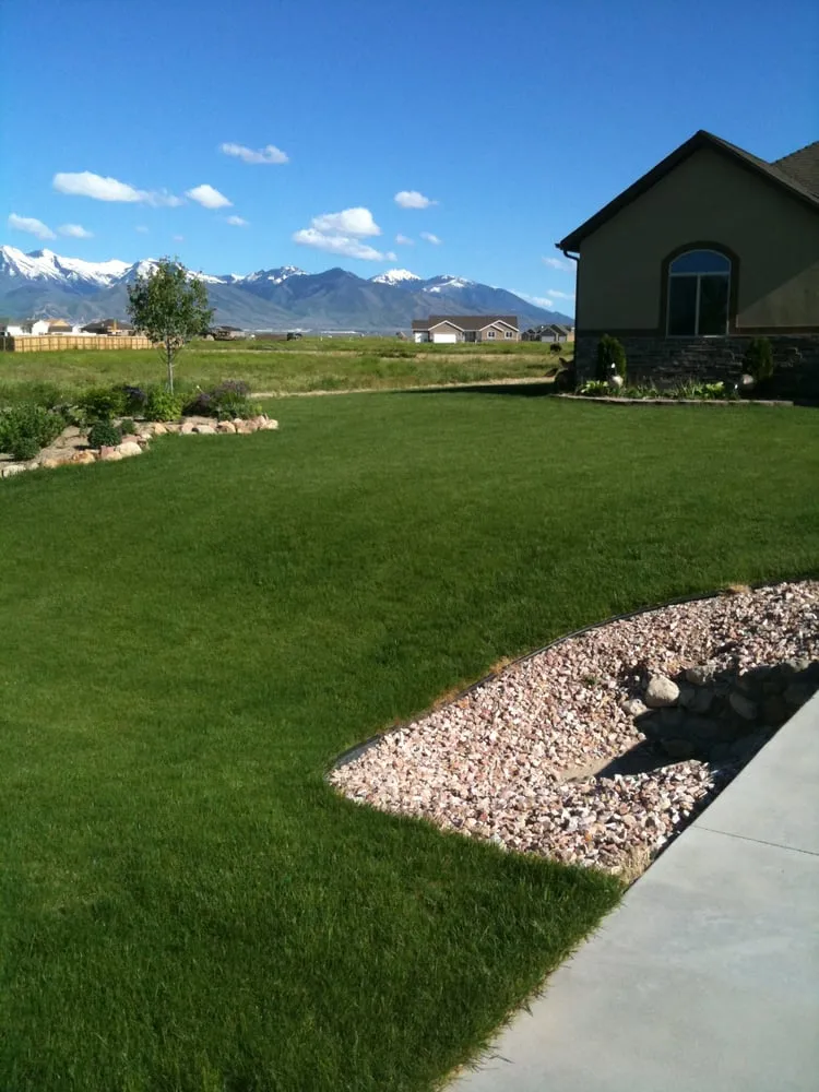 Expert lawn care service with custom design across Syracuse, UT - A-Plus Power and Hydroseeding