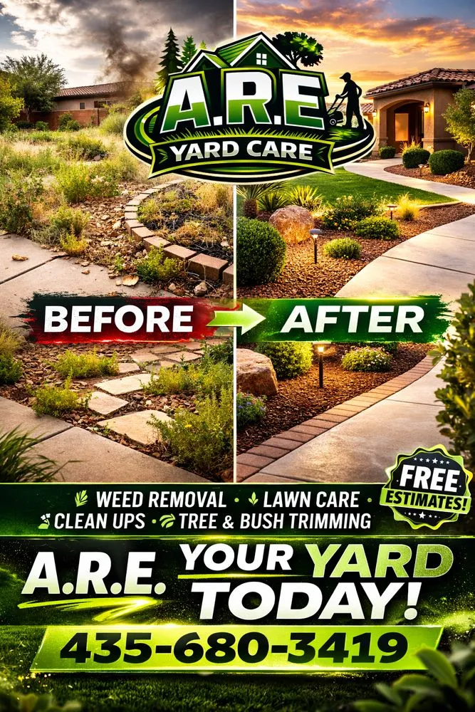 Affordable landscape design in St. George, UT - A R E Yard Care