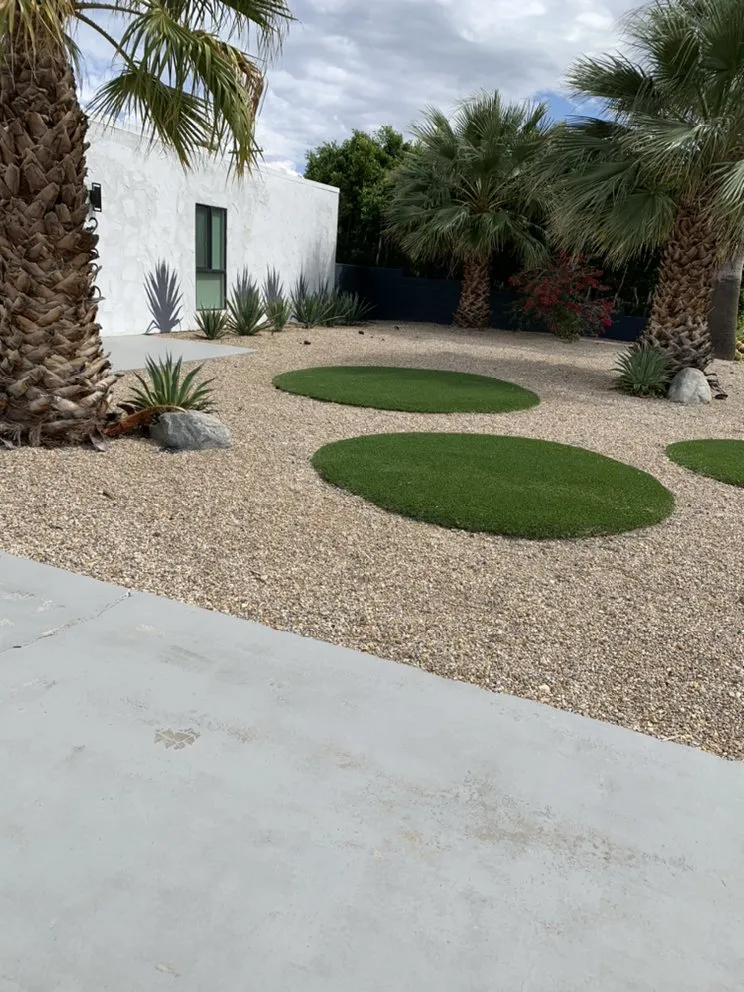 Professional landscape installation for residential properties across Cathedral City, CA - A Ramirez Gardening and Landscaping