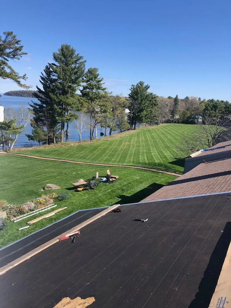 Top-rated landscape installation in Williston, VT by A+ Roofing & Lawn Service