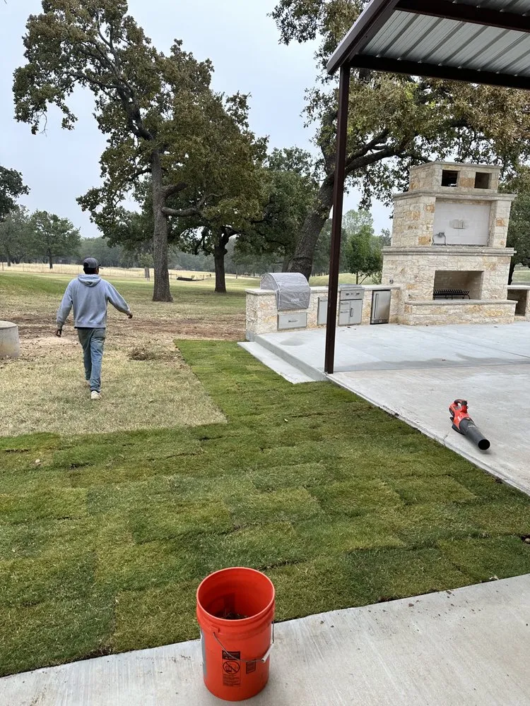 Affordable outdoor landscaping in Granbury, TX - A Services