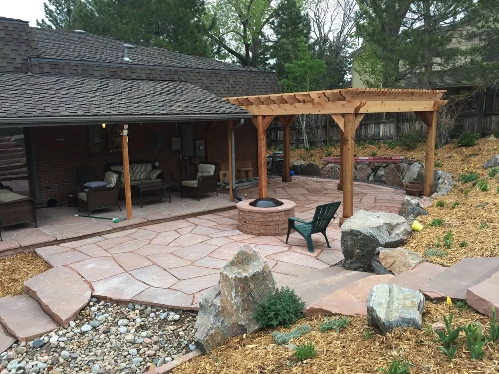 Top-rated lawn mowing service with custom design in Denver, CO by A Sharper Image Landscaping