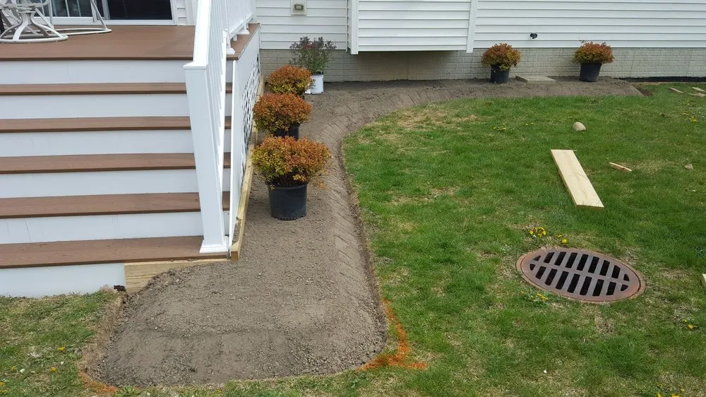 Local landscape installation in Avon, OH by A Step Above Lawn Care