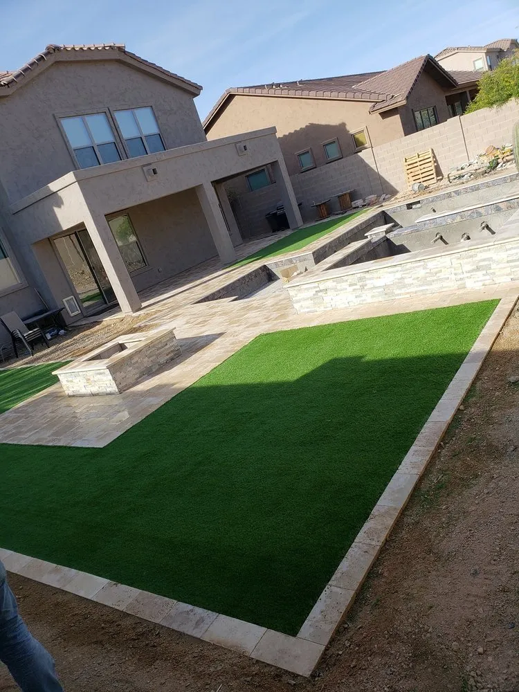 Custom yard cleanup service for homes in Phoenix, AZ by A Team Masonry