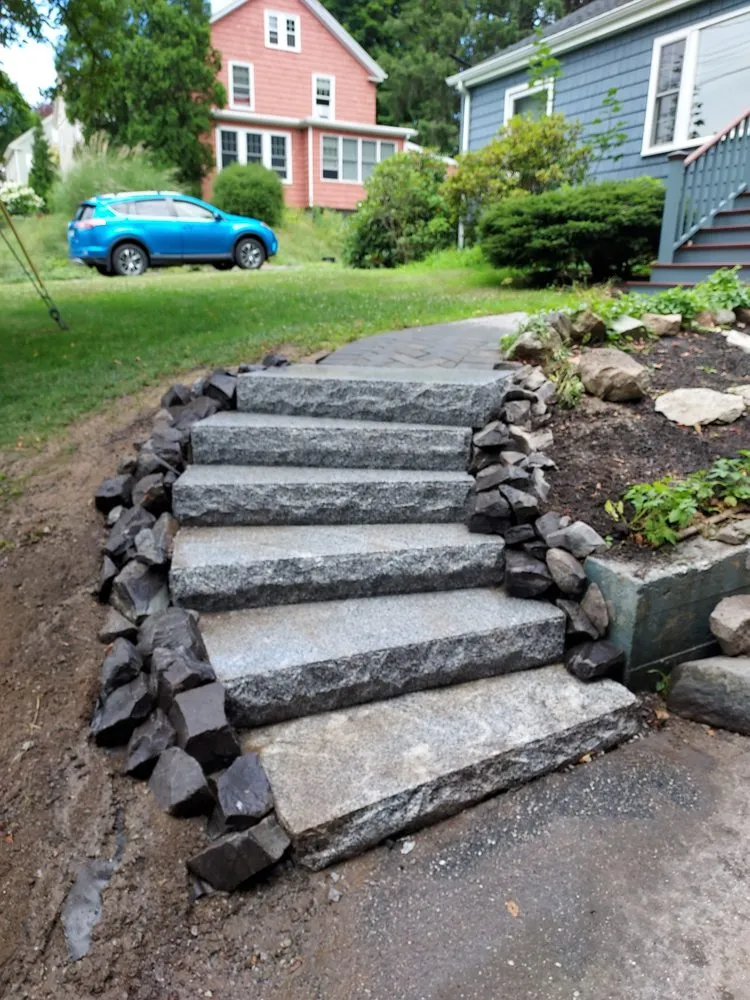 Professional outdoor landscaping in Chelsea, ME by A To Z Dirtworks