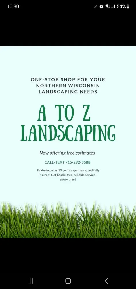Custom landscape design experts serving Ashland, WI - A To Z Landscaping