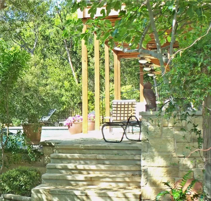 Custom landscaping services for homes in Austin, TX by A Touch O' Green Landscapes