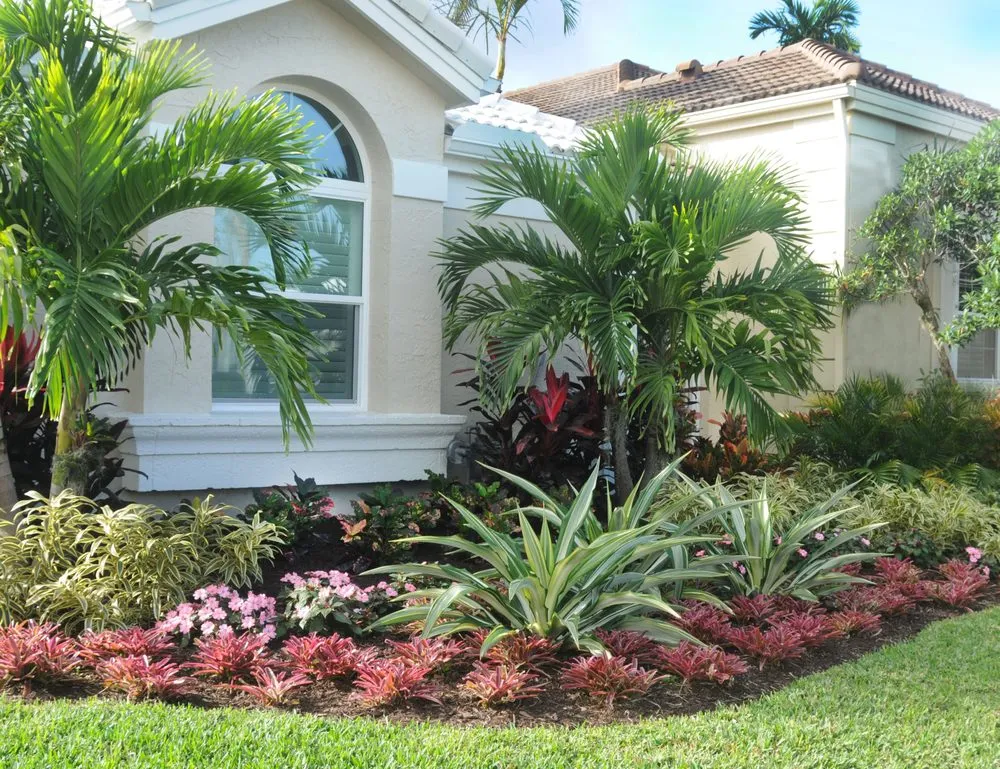 Custom landscape installation with custom design in Port St. Lucie, FL by A Touch of Magic PM