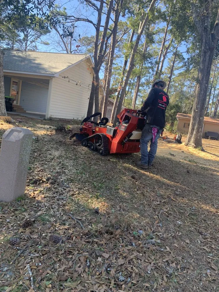 Custom garden landscaping in Supply, NC by A+ Tree & Landscaping
