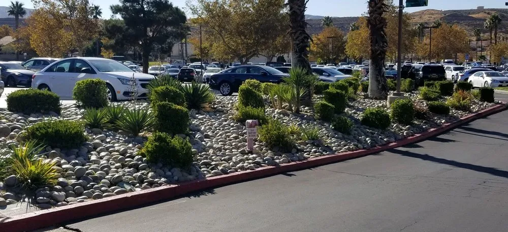 Custom landscape installation in Palmdale, CA - A V Center Maintenance