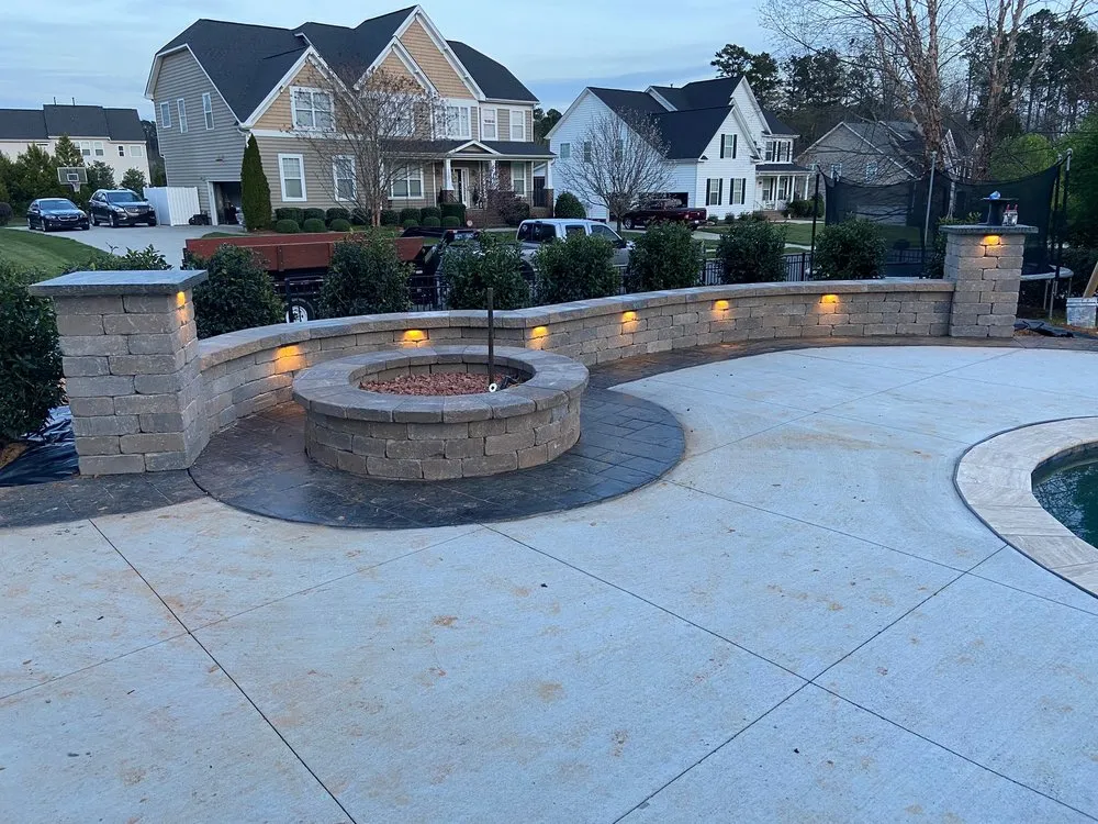 Trusted lawn care service with custom design in Mooresville, NC by A V E Landscaping