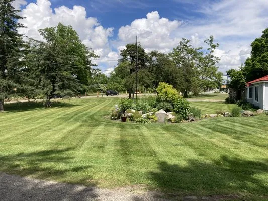 A Veterans Lawn Care Logo