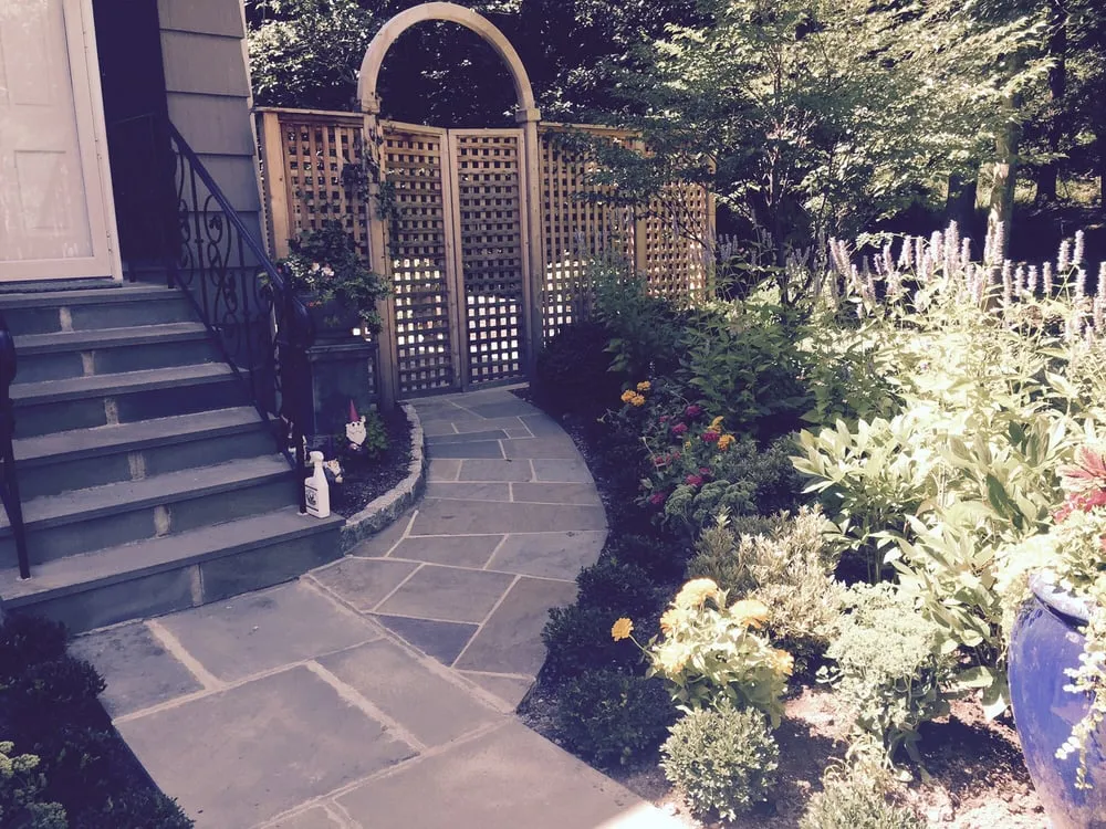 Affordable landscape installation in Irvington, NY by A Vulpone Landscaping