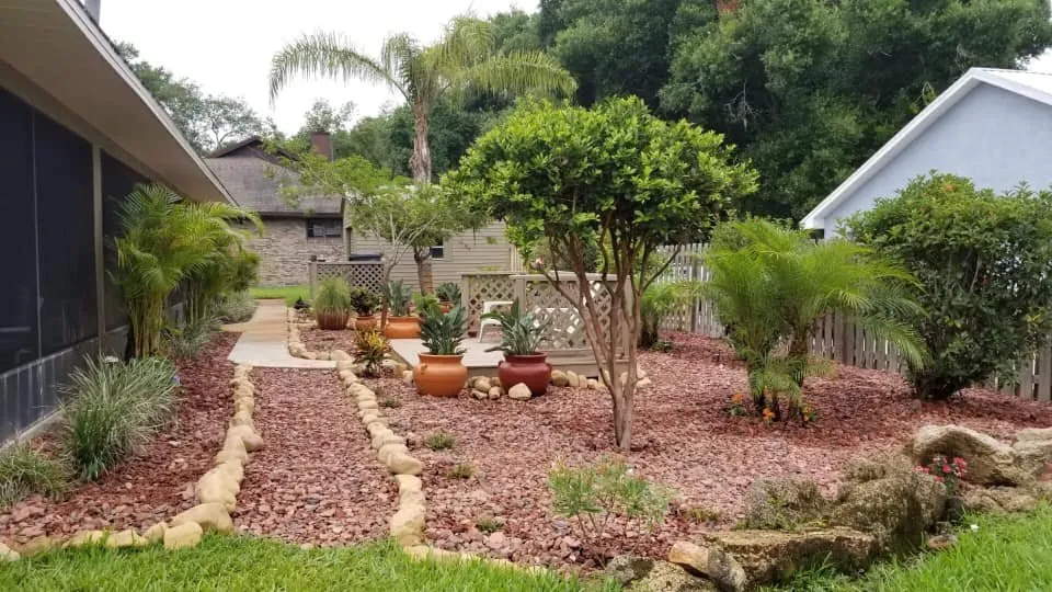 Expert garden landscaping in Titusville, FL by A-W Handyman & Landscape Service