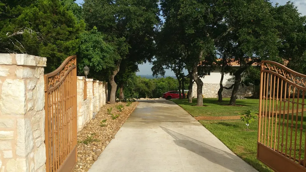 Professional landscape installation in San Antonio, TX by A Woman's Touch Lawn Care