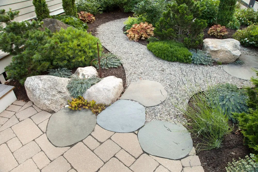 Local landscape installation in Waltham, MA - A Yard & A Half Landscaping