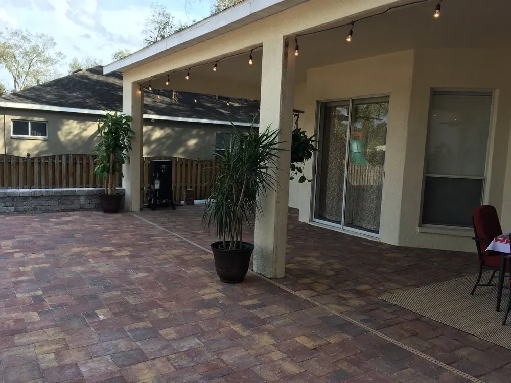 Custom landscape installation in Ruskin, FL by A+ Yardscapes