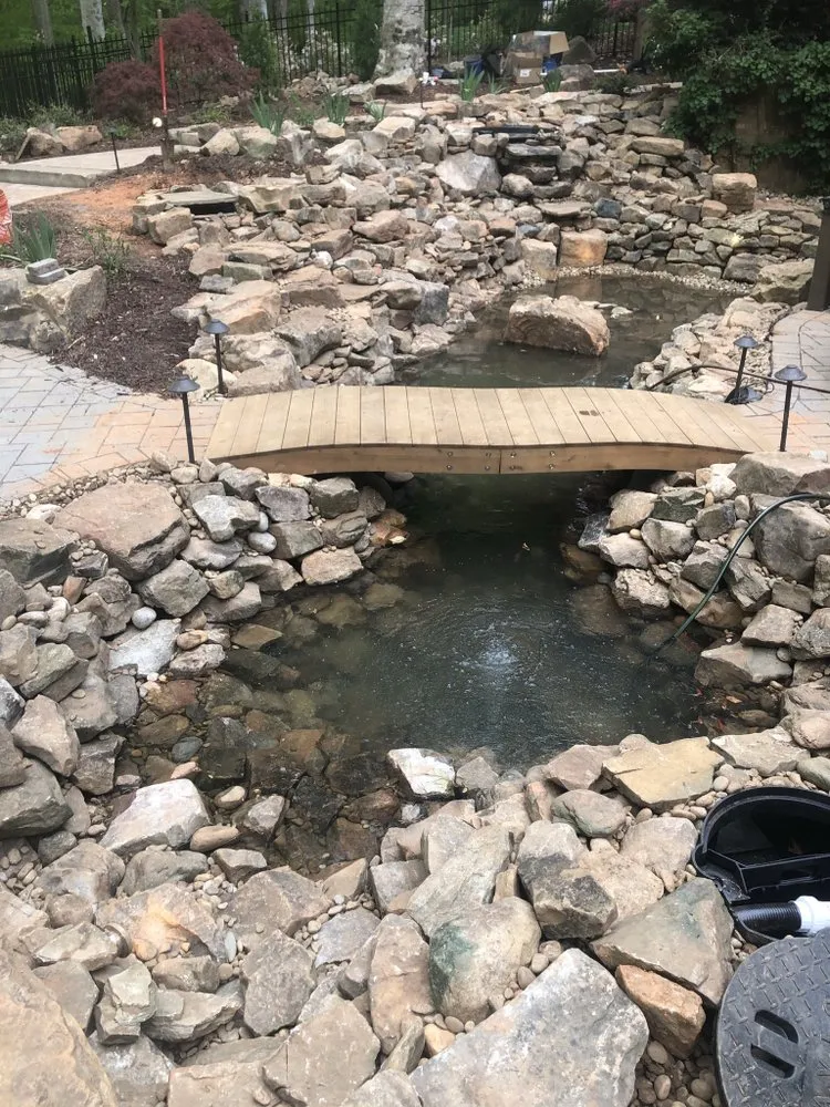 Professional yard maintenance with custom design in Madison, NC by A-Z Designs & Install