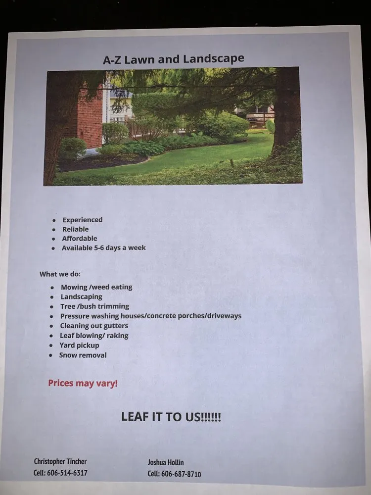 Affordable landscape installation in Lily, KY - A-Z Lawn And Landscape