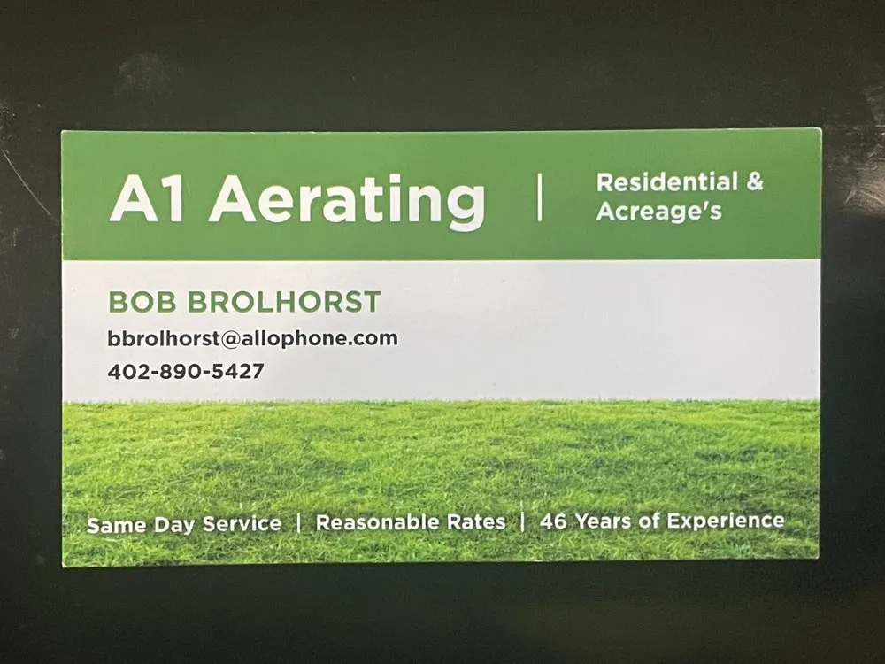 Custom landscaping services with custom design in Lincoln, NE by A1 Aerating