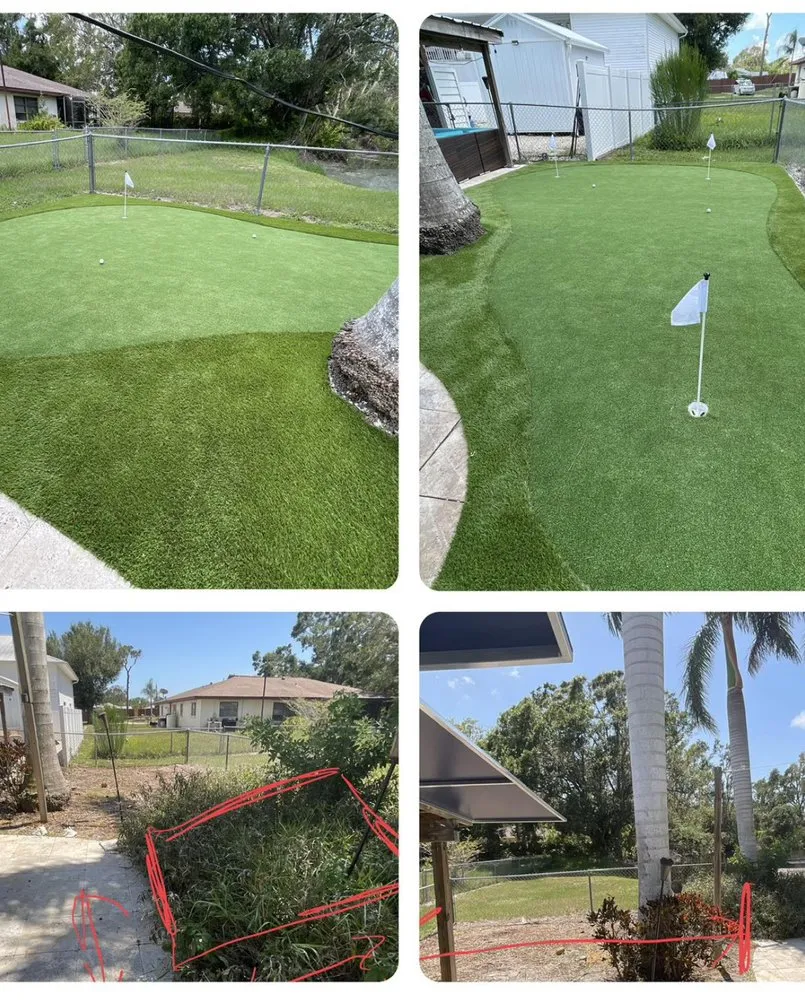 Reliable landscape design for outdoor upgrades in Fort Myers, FL by A1 Artificial Grass of SW Florida
