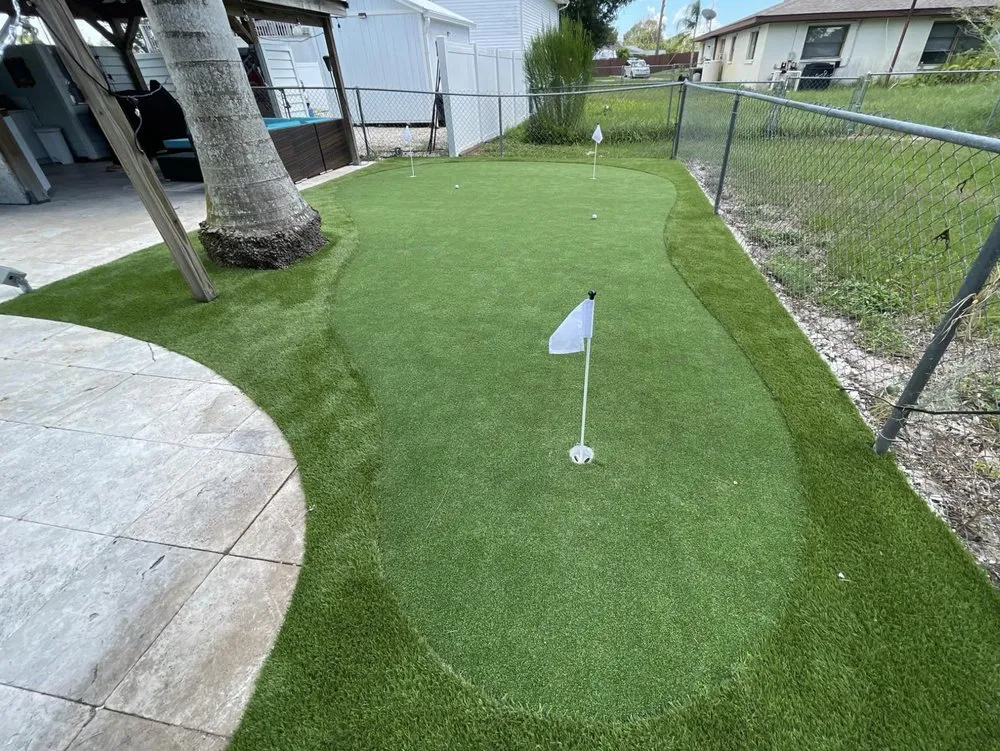 Professional yard cleanup service for beautiful yards across Fort Myers, FL - A1 Artificial Grass of SW Florida