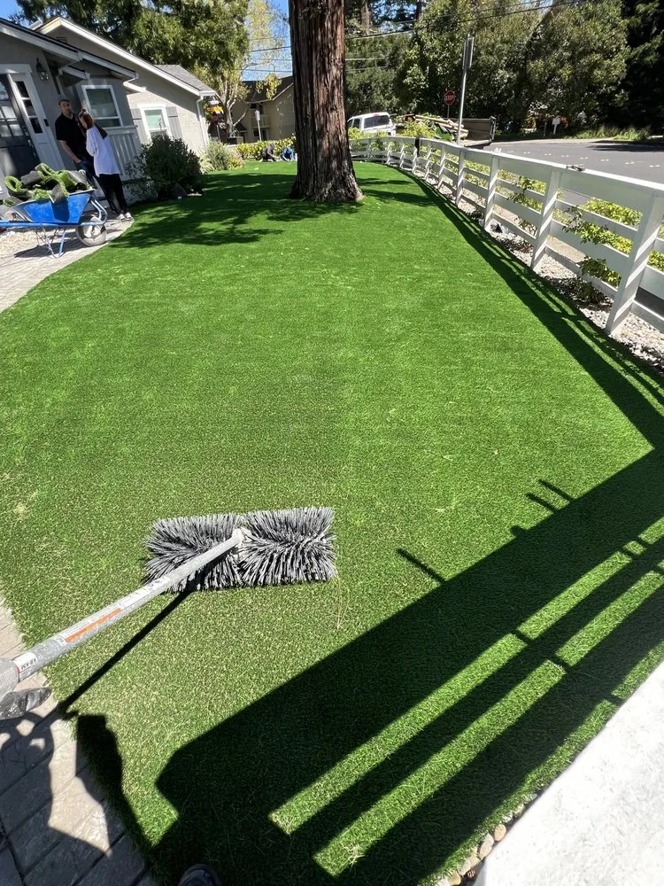 Local lawn mowing service for residential properties in Stockton, CA by A1 Custom Landscape