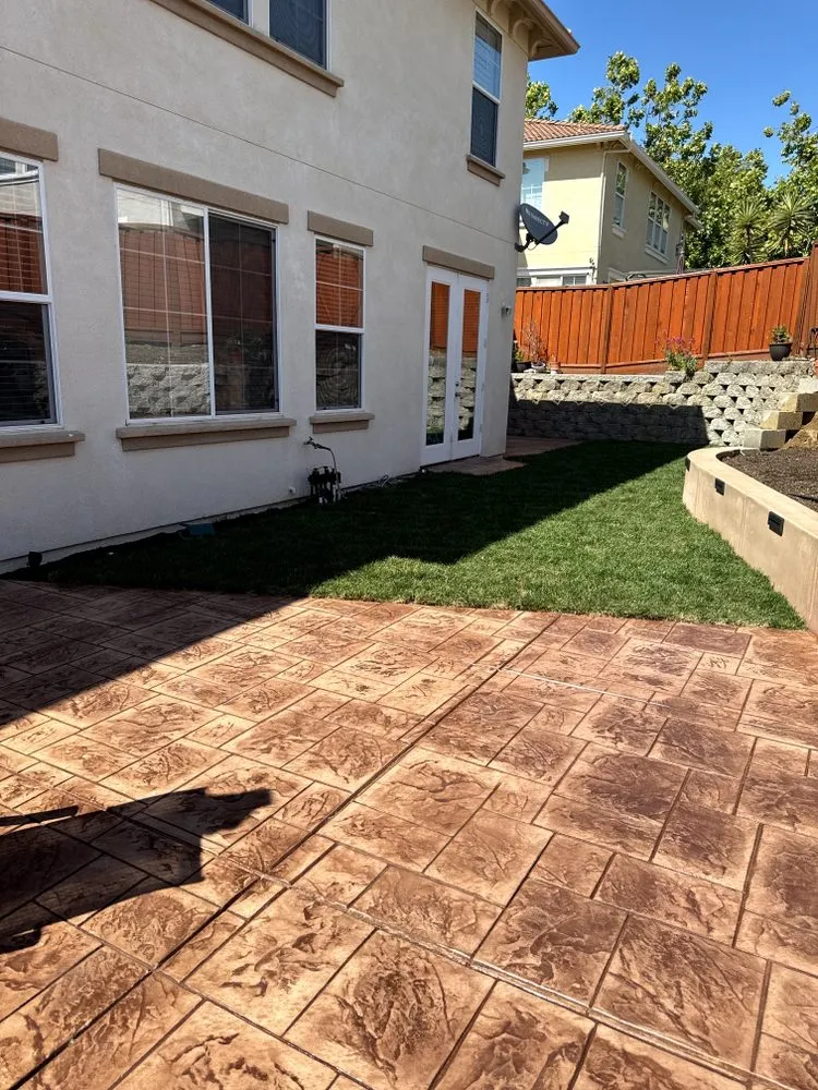 Custom outdoor landscaping in Vacaville, CA by A1 Interior & Exterior Designing