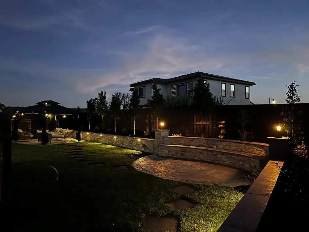 Professional lawn mowing service for residential properties in Lathrop, CA by A1 Landscaping & Construction