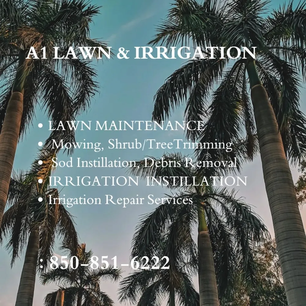Custom outdoor landscaping in Panama City, FL by A1 Lawn & Irrigation