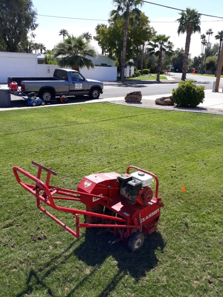 Expert landscape installation in Tempe, AZ by A1 Lawn Aeration