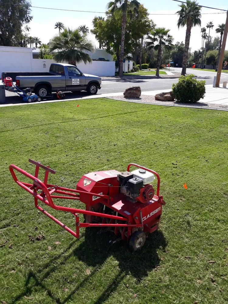 Professional outdoor landscaping in Tempe, AZ by A1 Lawn Aeration