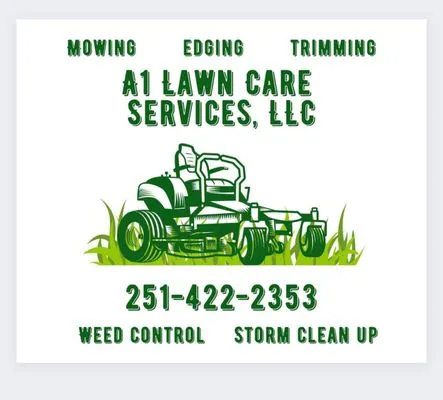 A1 lawn care service Logo