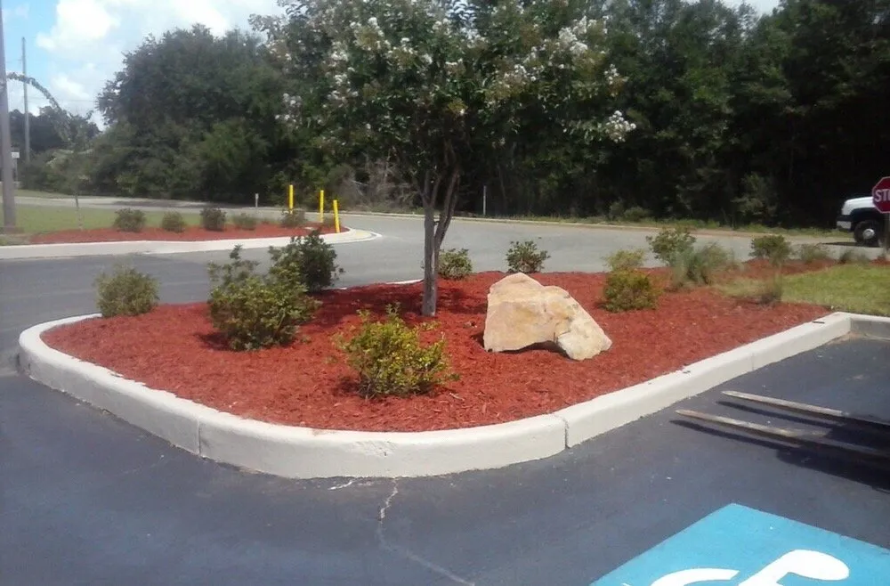 Local landscape installation in Milton, FL by A1 Lawn Service and Landscape