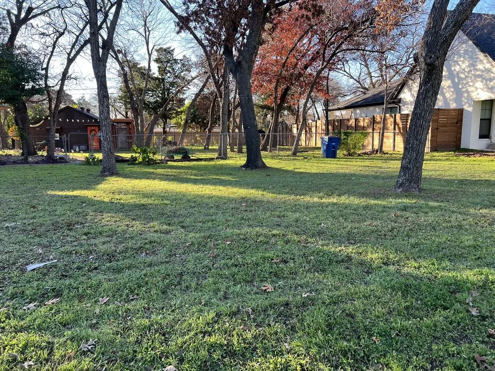 Custom garden landscaping in Dallas, TX by A1 lawn service