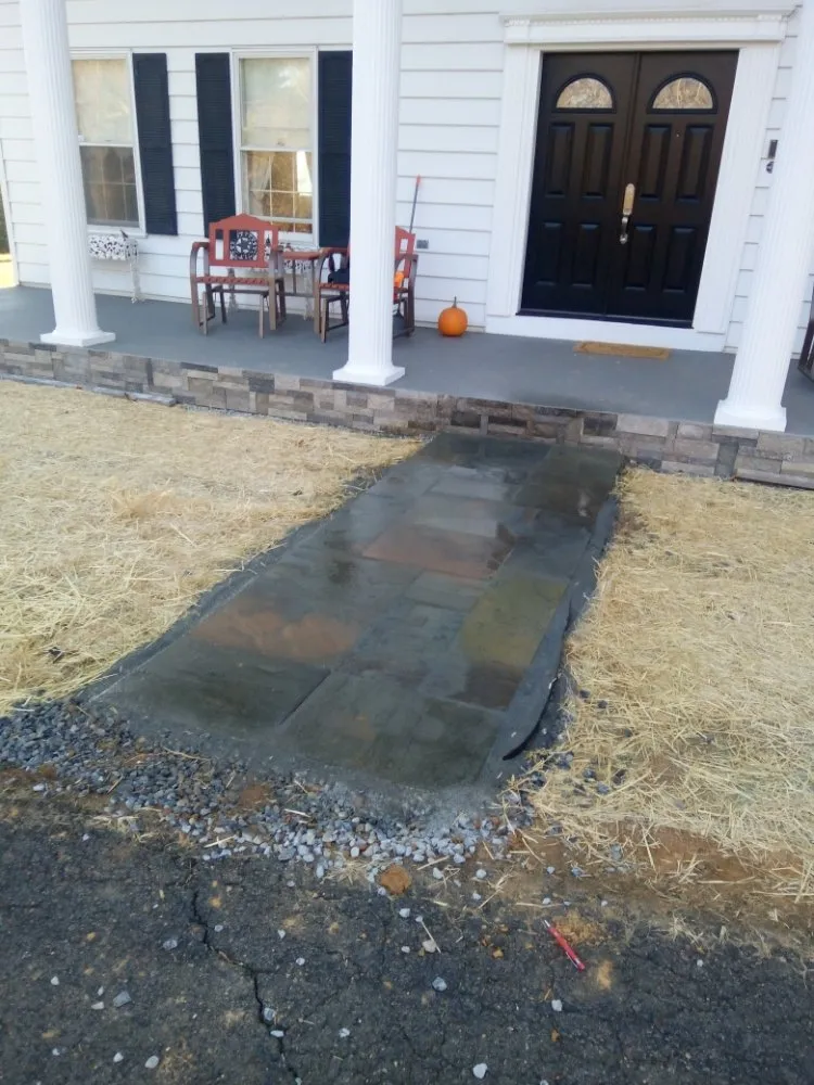 Custom landscape design with custom design in Richardsville, VA by A1 Outdoor Services
