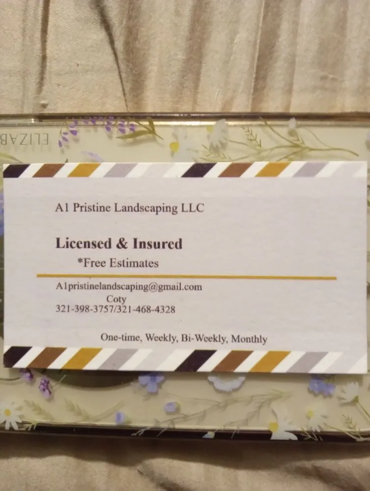 Affordable landscape design in Cocoa, FL by A1 Pristine Landscaping