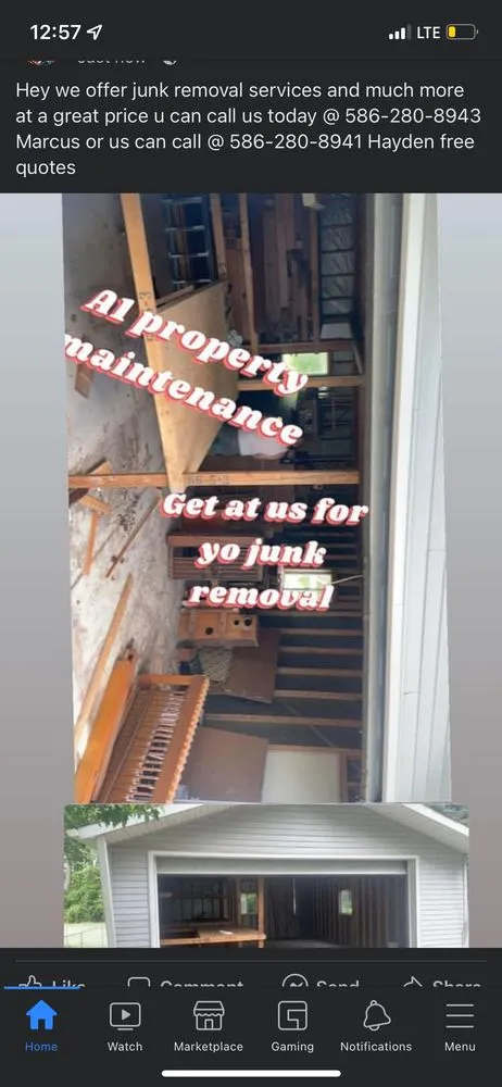 Local garden landscaping in Warren, MI by A1 Property Maintenance