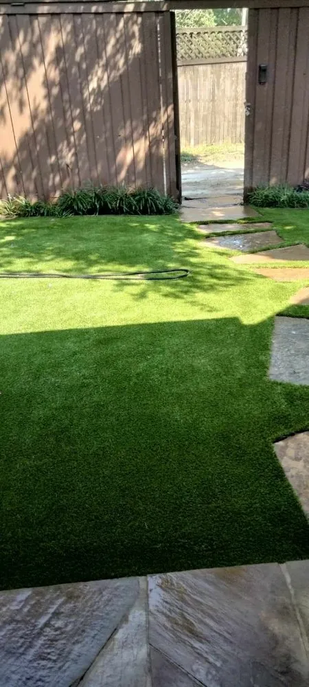 Local outdoor landscaping in Little Elm, TX by A1 synthetic staygreen