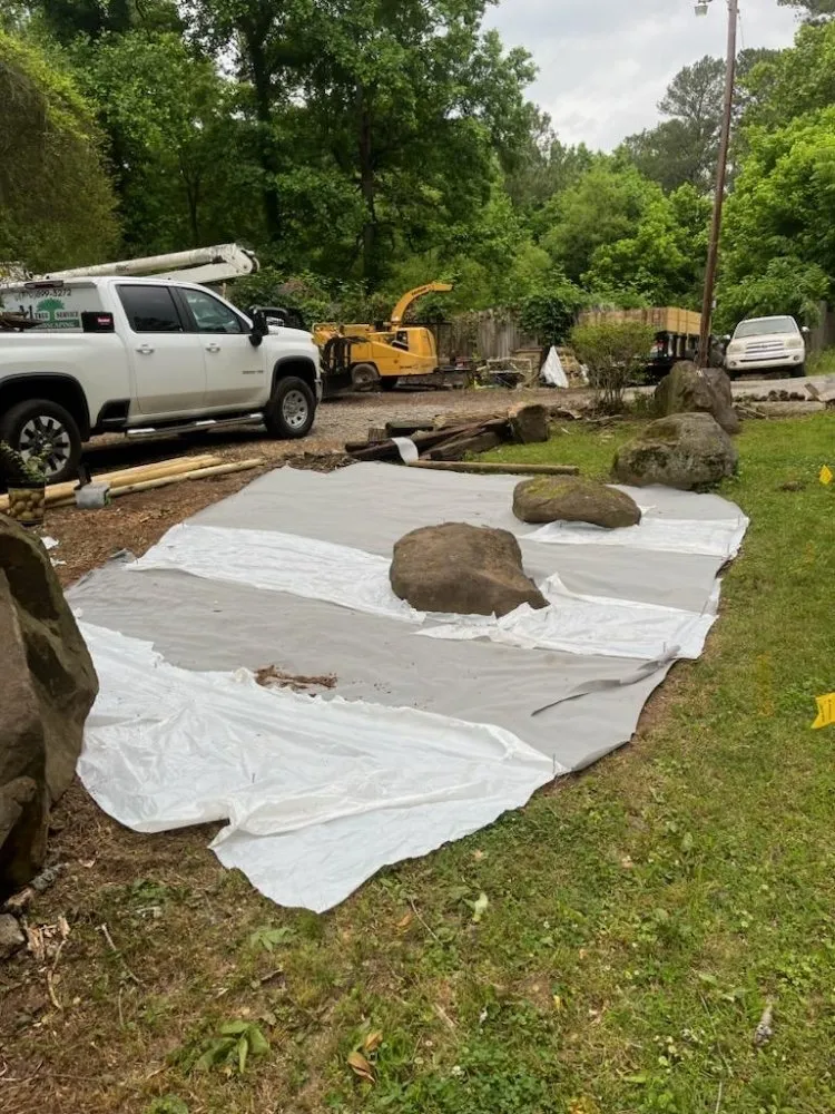 Reliable lawn mowing service in WoodStock, GA by A1 Tree & Landscaping