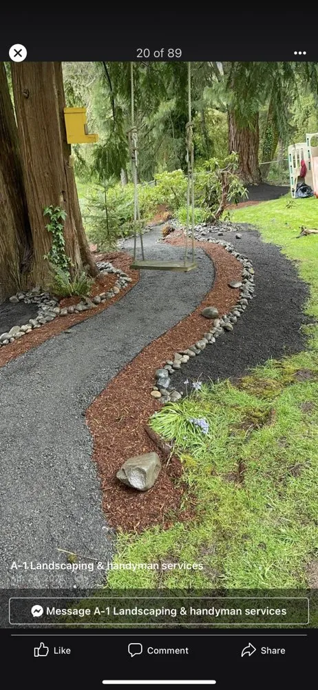 Custom garden landscaping in Longview, WA - A1Custom Landscaping And Design