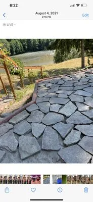 A1Custom Landscaping And Design Logo