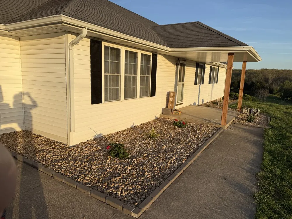 Custom landscape installation in Dixon, MO by A2b Lawn & Landscape