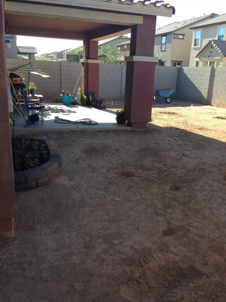 Professional residential landscaping in Gilbert, AZ by A2Z Exteriors Landscape Designs & Installs