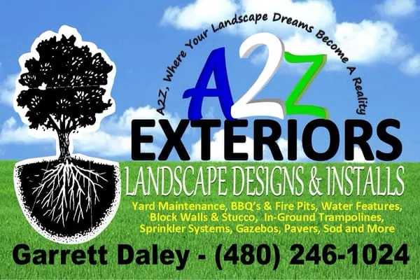 A2Z Exteriors Landscape Designs & Installs