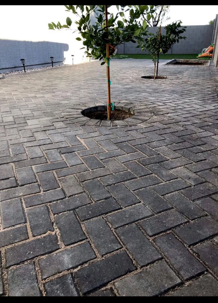 Custom lawn care service in El Mirage, AZ by A2Z Hardscaping