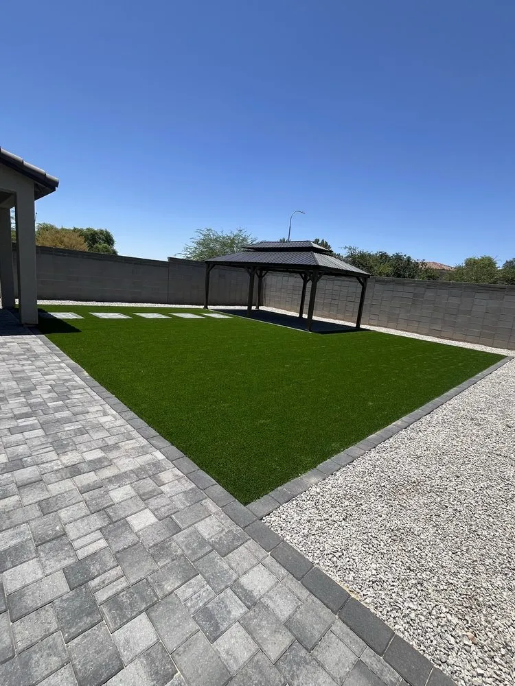 Affordable yard cleanup service with custom design in El Mirage, AZ by A2Z Hardscaping