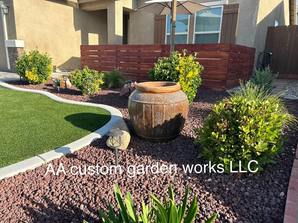 Custom yard maintenance near you in Bakersfield, CA by AA Custom Garden Works