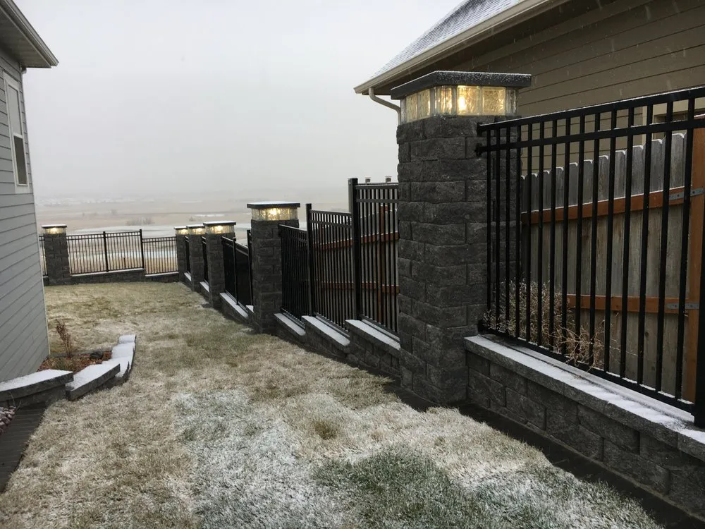 Custom landscape installation in Williston, ND by A&A Landscape and Maintenance of ND